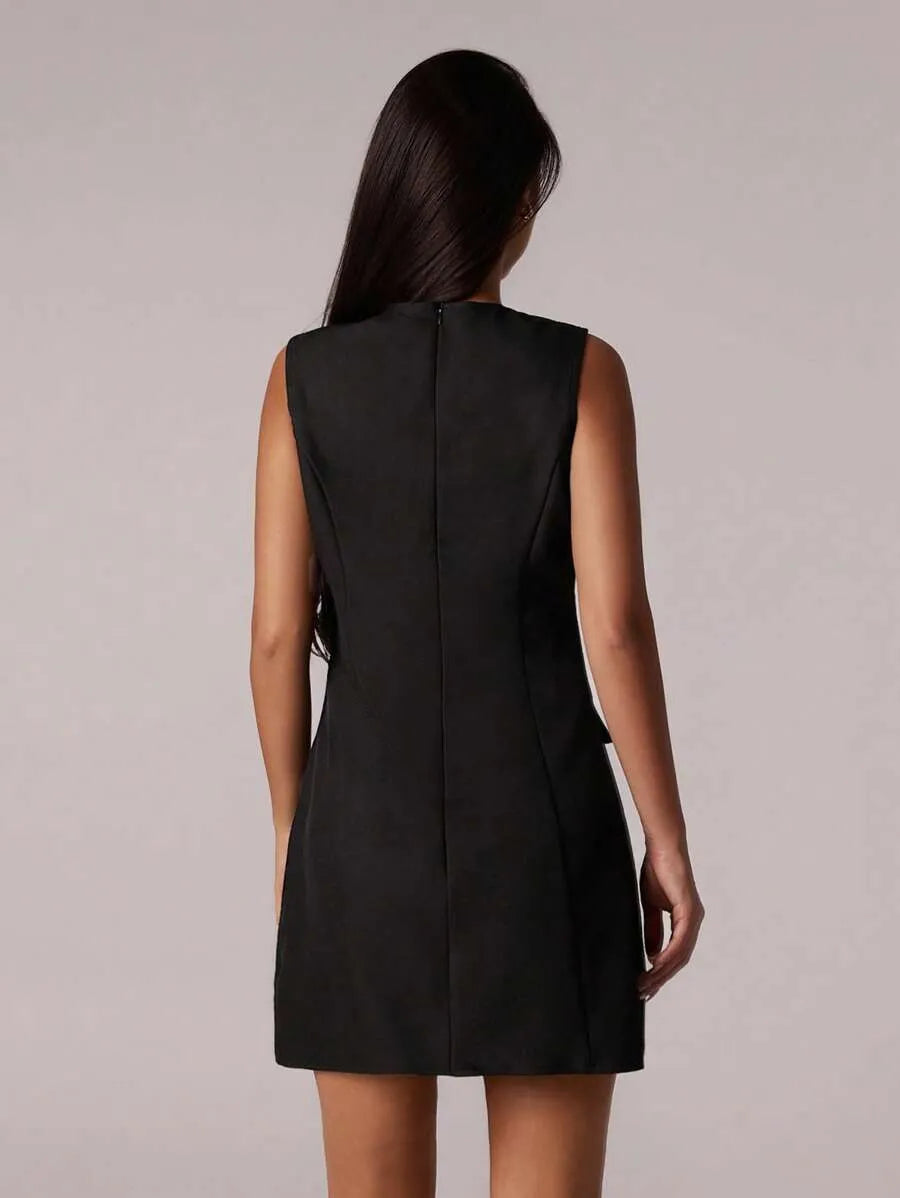 Midi button dress