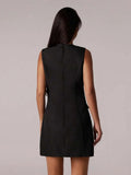 Midi button dress